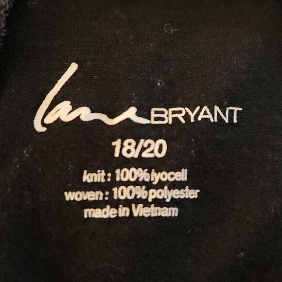 Lane Bryant women's 18/20 sheer beaded black sleeveless blouse top - Picture 8 of 8